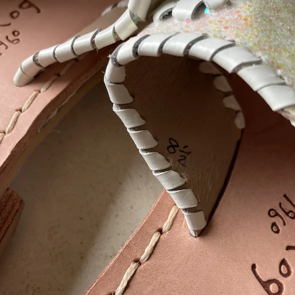 NWOT Jack Rogers thong glitter sandals size 8.5 - Picture 8 of 8